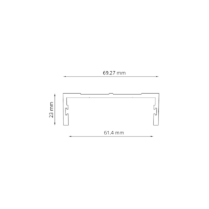 U-Profile 3-Schienen-System Zubehör
