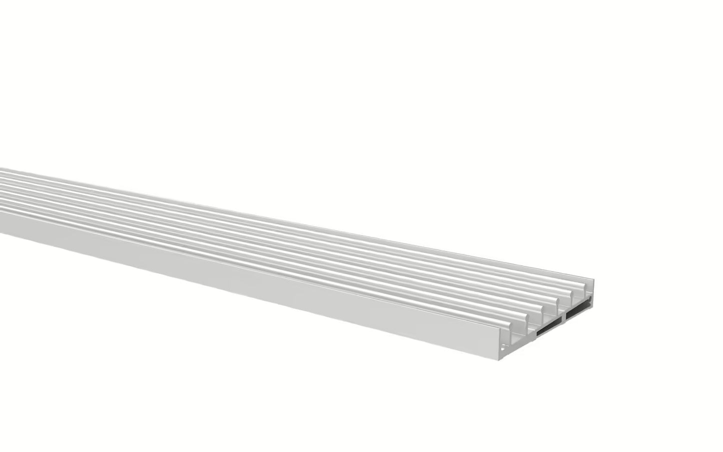 Glasschiebewand Anthrazit (RAL7016S) - 6 Schienen 4870mm-6130mm